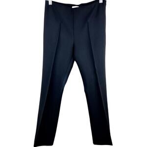 Elizabeth and James Black Pleated High Waisted Trousers 4 Small